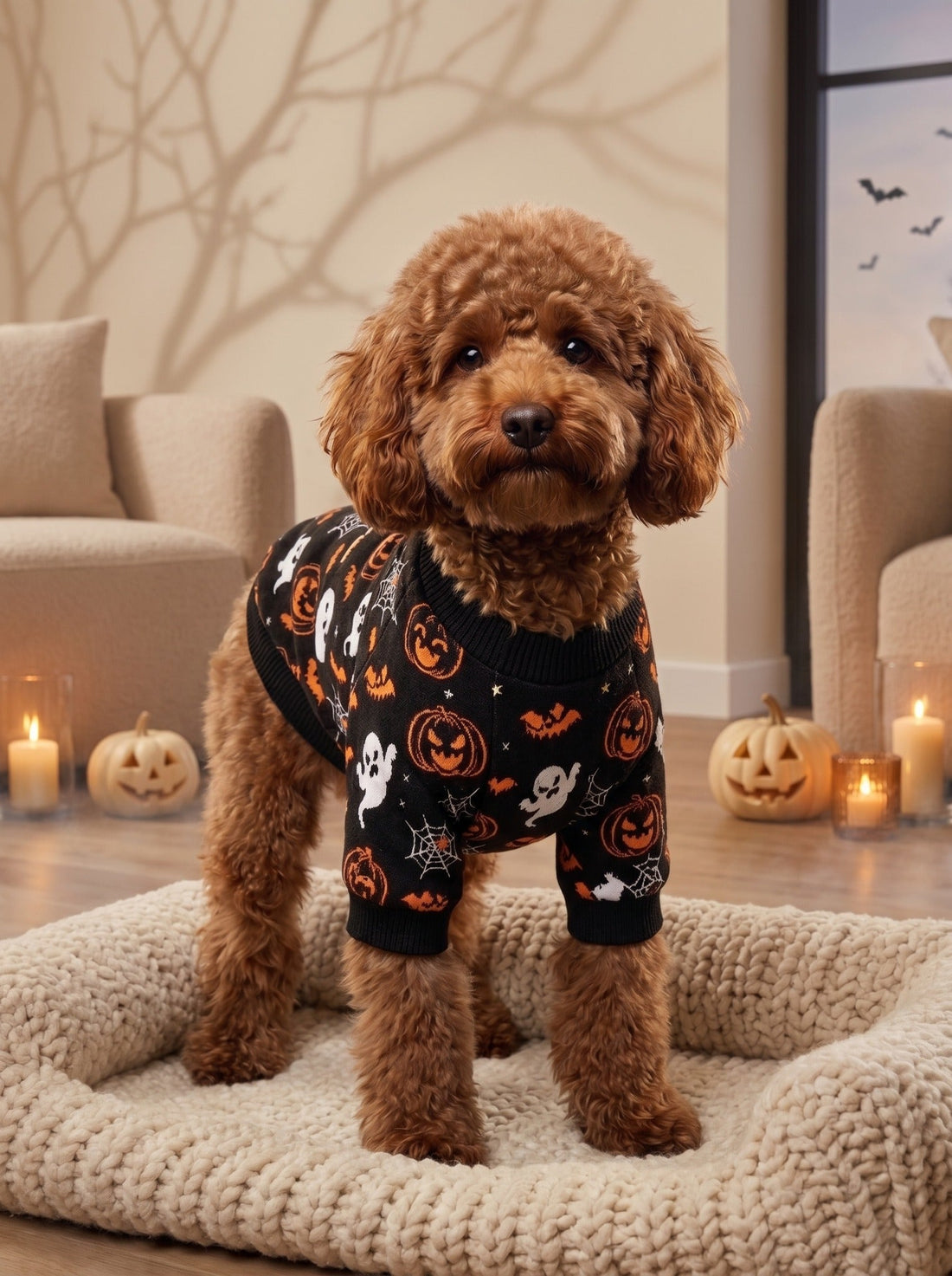 Sunday Paw Club Midnight Halloween Dog Sweater — Halloween photo 3