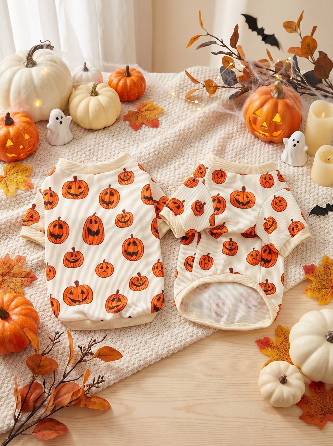 Sunday Paw Club Pumpkin Patch Dog Sweatshirt — Halloween photo 4