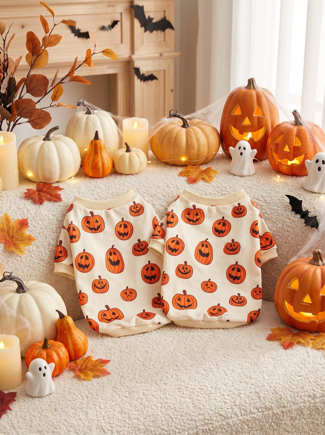 Sunday Paw Club Pumpkin Patch Dog Sweatshirt — Halloween photo 5