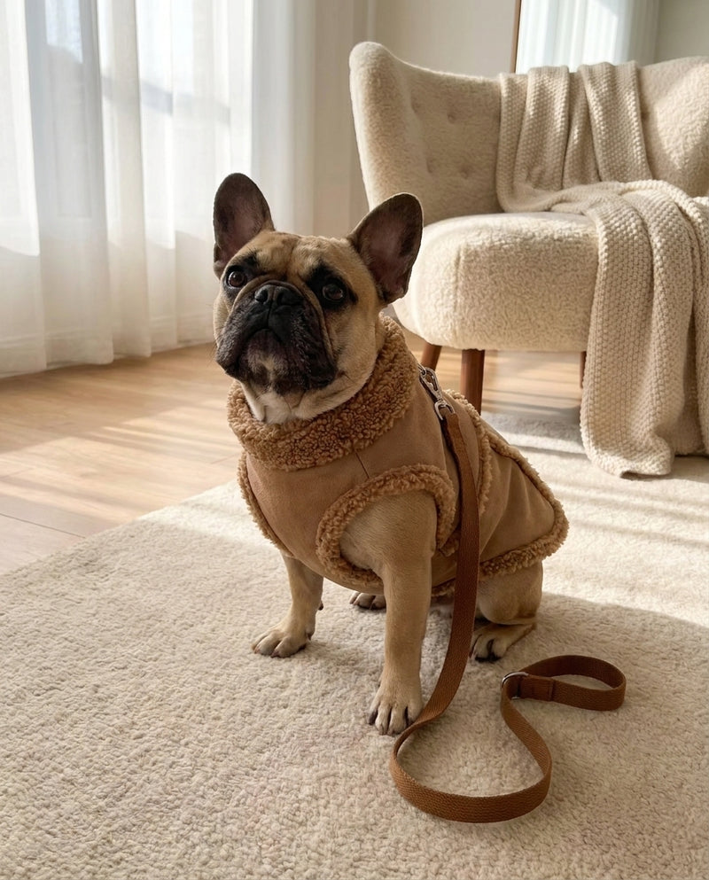 Sherpa-Collar Winter Vest